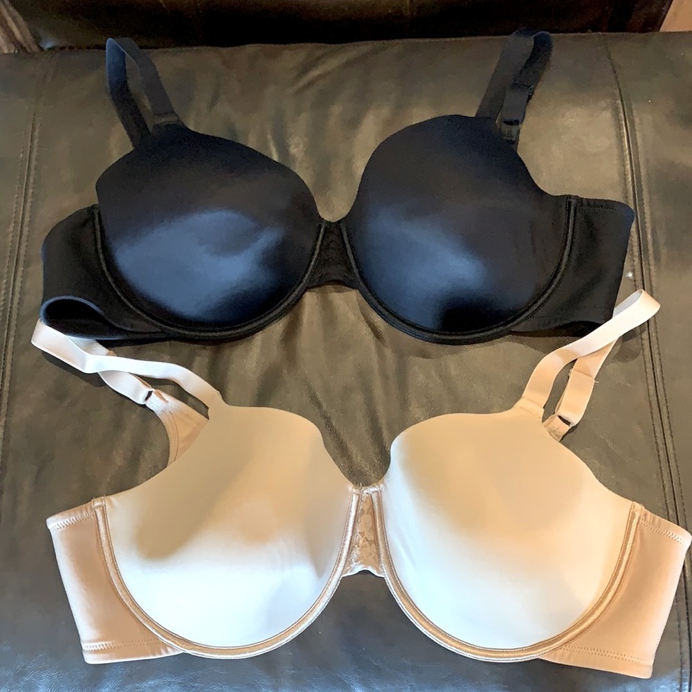 Bundle~ Vanity Fair Women’s Bra Black & Brown Size 44DD